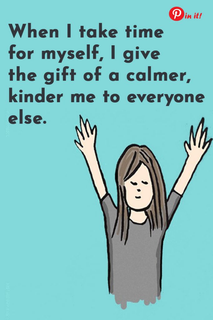 5 habits of a happy mom. When you take time for yourself you give a gift of a calmer kinder you to everyone else. #motherhood #mentalhealth