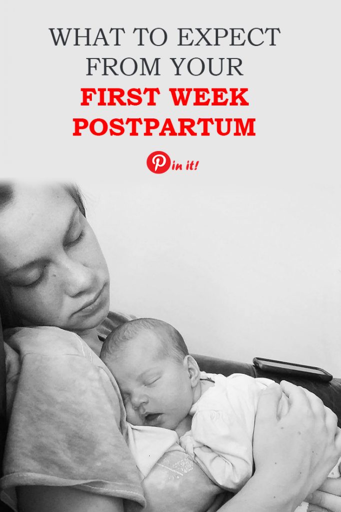 What to expect from your first week postpartum. Here's the list of 20 things you may experience right after delivery, including your physical and mental state. Find out best tips how to handle these changes. A must-read for expecting a new moms. #pregnancy #labour #delivery #breastfeeding